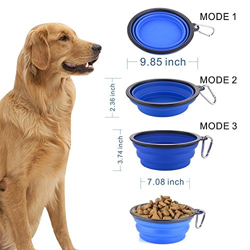 Extra Large Collapsible Dog Bowl, 3L XL Travel Dog B | Travel Essentia - Image 7