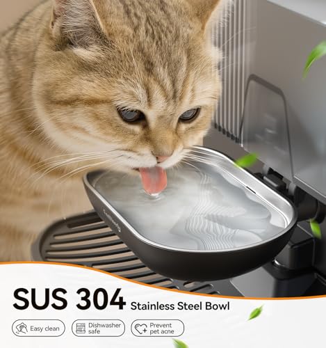 Wireless Cat Water Fountain No Filters, Wastewater Separation - Image 5