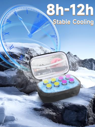 YOUSHARES Insulin Vial Cooler Travel Case - 8 Slots | Travel Organizat - Image 4