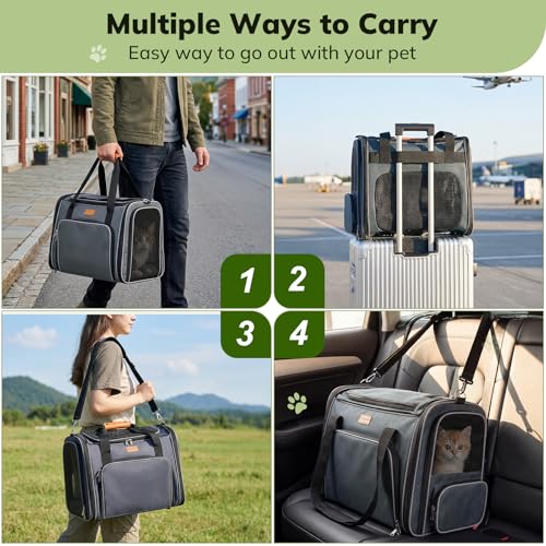 Morpilot Top and Side Expandable Cat Carrier for Pets up to 20lbs - Image 6