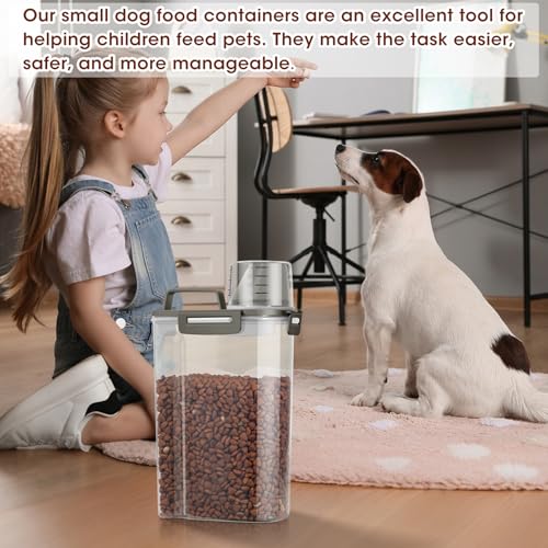 TBMax Small Dog Cat Food Storage Containers 2 Pack, | Travel Essential - Image 5