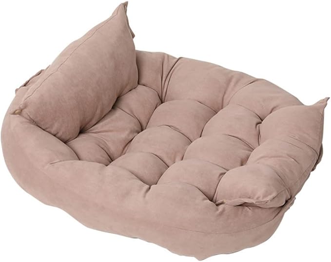 Comfy Calming Dog Beds for Small Medium Large Dogs, Anti Anxiety Dog Bed, Self Warming Dog Bed Outdoor and Indoor, Cat Beds for Indoor Cats, Kennel Bed for Pet (X-Large(22x30inch),Pink)