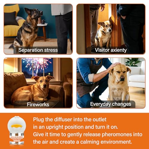 Dog Calming Diffuser 6 in 1 Kit (2 Plug in+4 Pack 48ml Refill) - Image 8