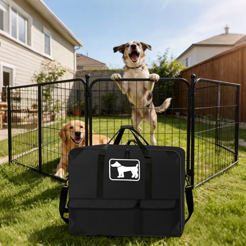 SIRUITON Thick 600D Dog Playpen Storage Bag Fits 24" H 8 - Image 3