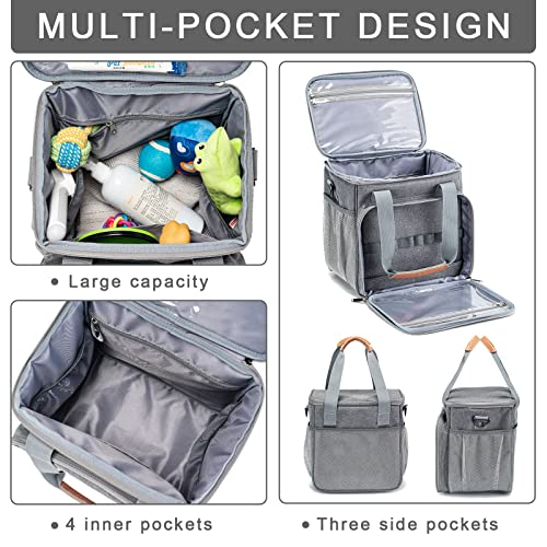 Pet Grooming Bag, Dog Grooming Supplies Organizer Tote Bag - Image 5