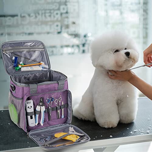 Pet Grooming Bag, Dog Grooming Supplies Organizer Tote Bag - Image 3