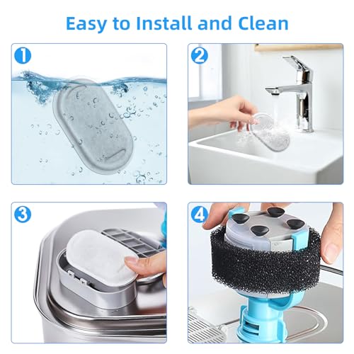 40 Pack Cat Water Fountain Filters-Cat Fountain | Pet Essentials - Image 4