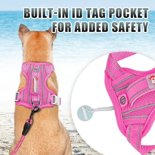 BARKBAY Dog Harness for Large Dogs No Pull Dog Vest ID Tag Pocket - Image 3