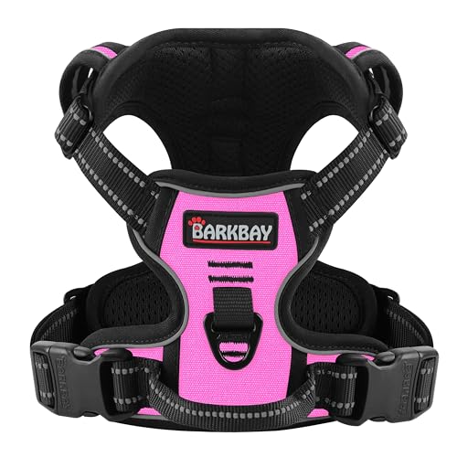 BARKBAY Dog Harness for Large dog No Pull 2 leash Clips Dog Vest - Image 2