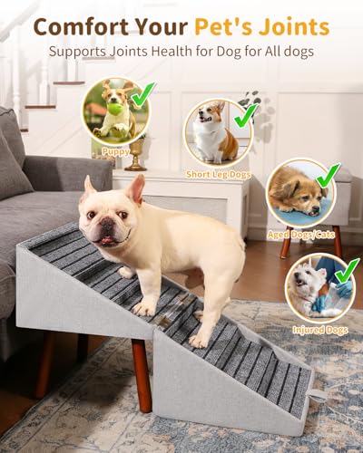 Dog Ramp for Couch Ottoman 2-in-1 Foldable Dog Stairs | Pet Essentials - Image 5