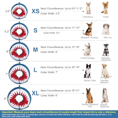 Dog Cone Collar Alternative After Surgery,Pet Neck Donut E‑Collar - Image 4