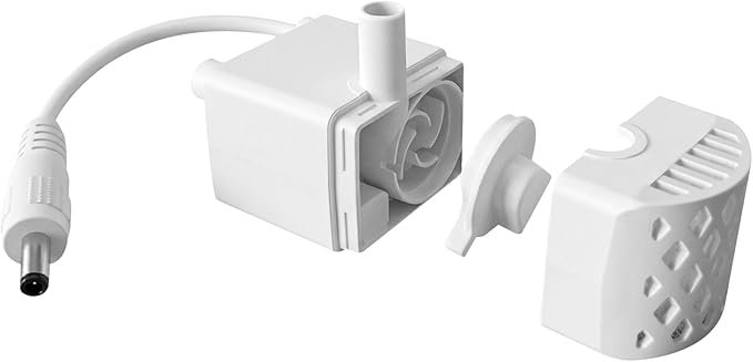 Replacement Pump for FS10PLUS Cat Water Fountain, Ultra Silent Replacement Pump for 4.1L Stainless Steel Cat Fountain Pump