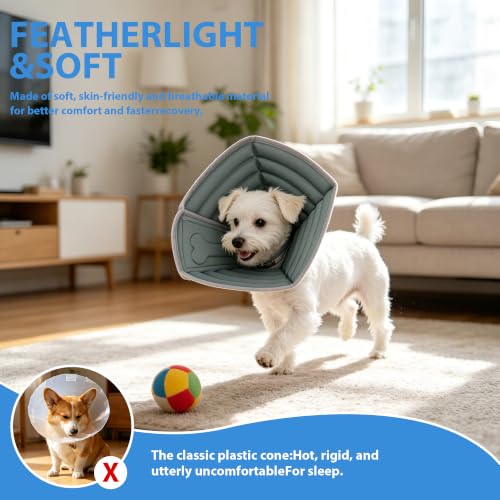Soft Dog Cone Collar for Recovery Adjustable E-Collar - Image 3