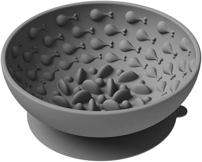 DONGKER Dog Lick Slow Feeder,Non-Slip Silicone Dog Bowl for All Dogs Size Slow Feed Training