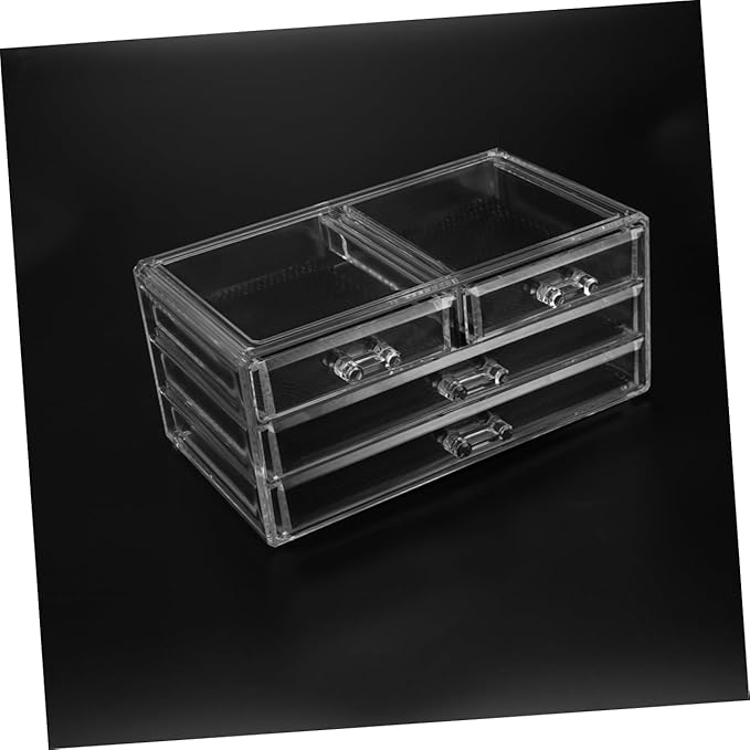 Large Acrylic Makeup Organizer Desktop Storage Box Tidy Makeup Desk Organizer Cosmetics Case