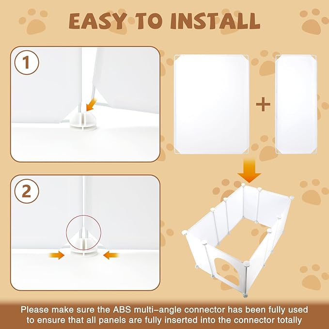 FHTONGE Extra Large Cat Litter Box Enclosure Splash Guard for Any Type, Universal Kitten Litter Pan Pee Shields Wall Protector, Spill Proof Cat Litters Box Privacy Screen for Open Top