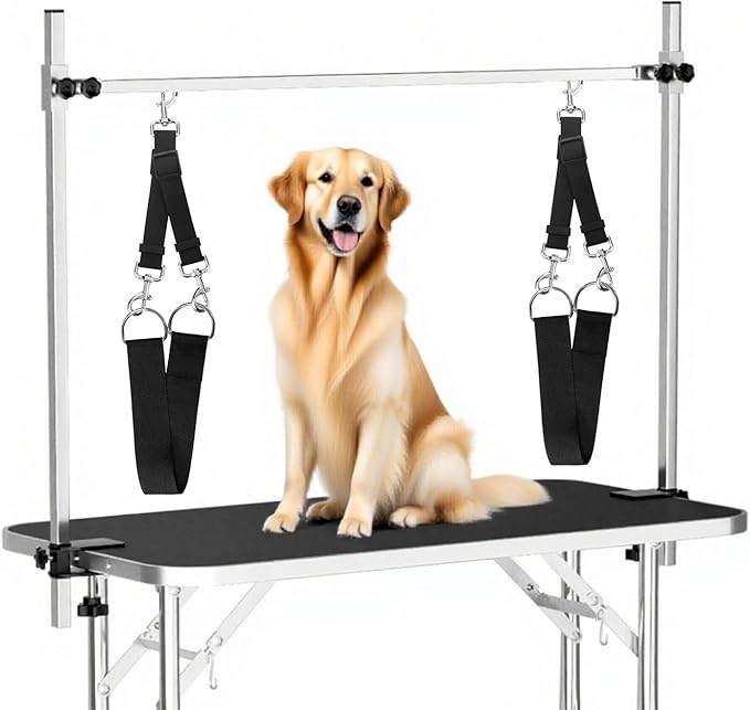 Dog Grooming Belly Strap Pet Grooming Belly Band Stand Strap for Table Dog Grooming Loop Noose Pet Bathing Tether Straps for Bathing