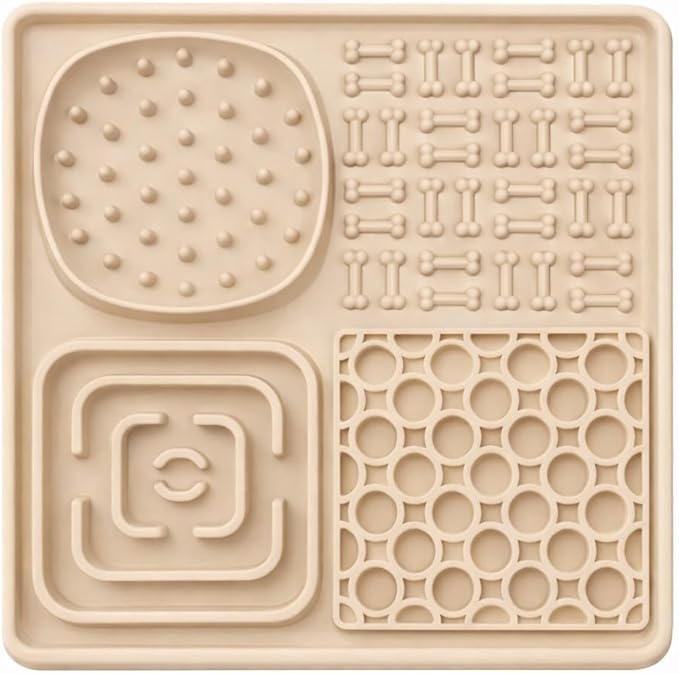 Hearth & Paw Silicone Lick Mat for Dogs – Slow Feeder & Enrichment Mat, Food-Grade 100% BPA-Free Silicone, Mental Stimulation,Better Digestions, Anxiety Relief, Multiple Colors Available