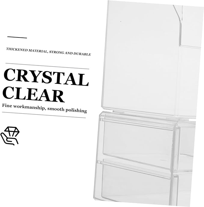 Cosmetic Organizing Holder Desktop Storage Case Makeup Storage Box Acrylic Makeup Case Lid