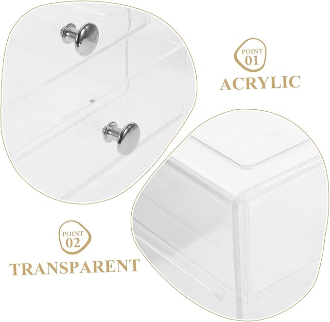 Three-layer Storage Box Drawers Multi-functional Desktop Organizer Desk Organizers and Storage Drawers