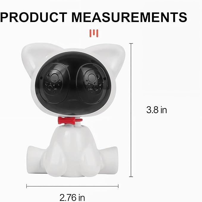 Interactive Cat Laser Toy for Indoor Cats – 360° Irregular Rotation, Rechargeable Automatic Pet Toy for Bored Indoor Adult Cats, Kittens, and Dogs