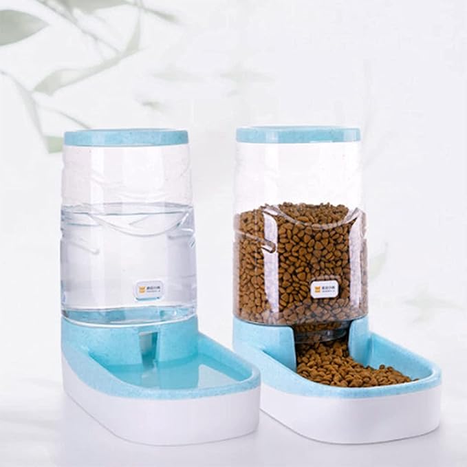 No Spill Water Dispenser/Pet Automatic Feeder Pet Supplies Cats Dogs Automatic Waterer Dispenser 3.8L Or Food Automatic Feeder for Pet cat Fountain
