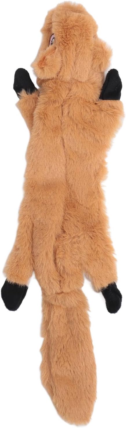 Chewing Plush Toy for Pets, Interactive Squeaky Toy for Anxiety Reduction, Soft Bite Teeth Cleaning Chew Toy for Dogs and Cats (Light Brown)