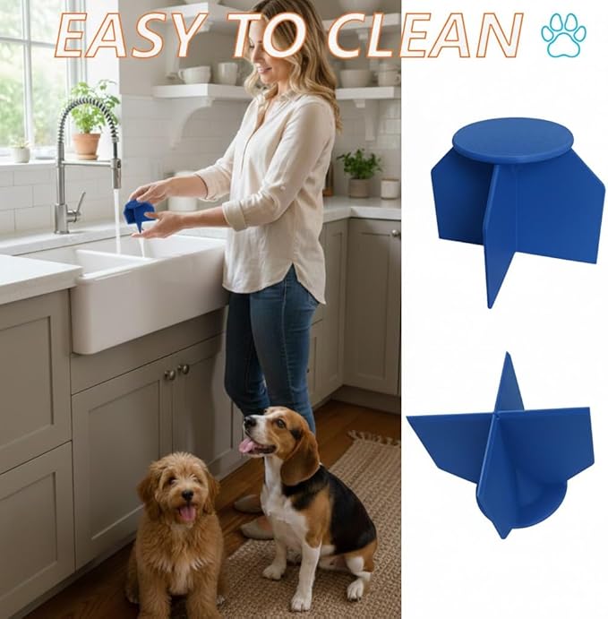 Pet Food Divider Portion Control Tool for Wet Food Equal Portions 3‑6 Servings Easy Use Durable Pet Feeding Aid for Cats Dogs Multi‑Pet Diet Management