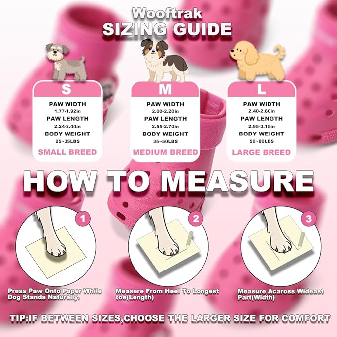 Dog Shoes Breathable Dog Shoe for Hot Pavement, Dog Booties and Paw Protectors, Non-Slip Waterproof Dog Sandals Boots (Pink, M: (2.6’’x2.3'')(L*W))