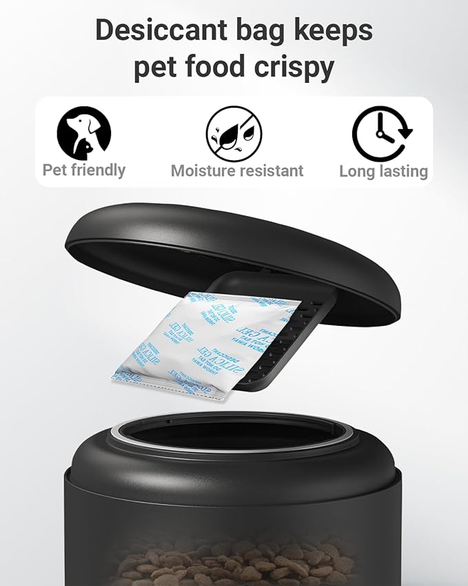 16 Pack Pet Food Desiccant Bag Compatible with PETLIBRO/PETKIT Automatic Cat Feeder, N50 Odor Eliminator Compatible with Petkit Puramax Self-Cleaning Cat Litter Box