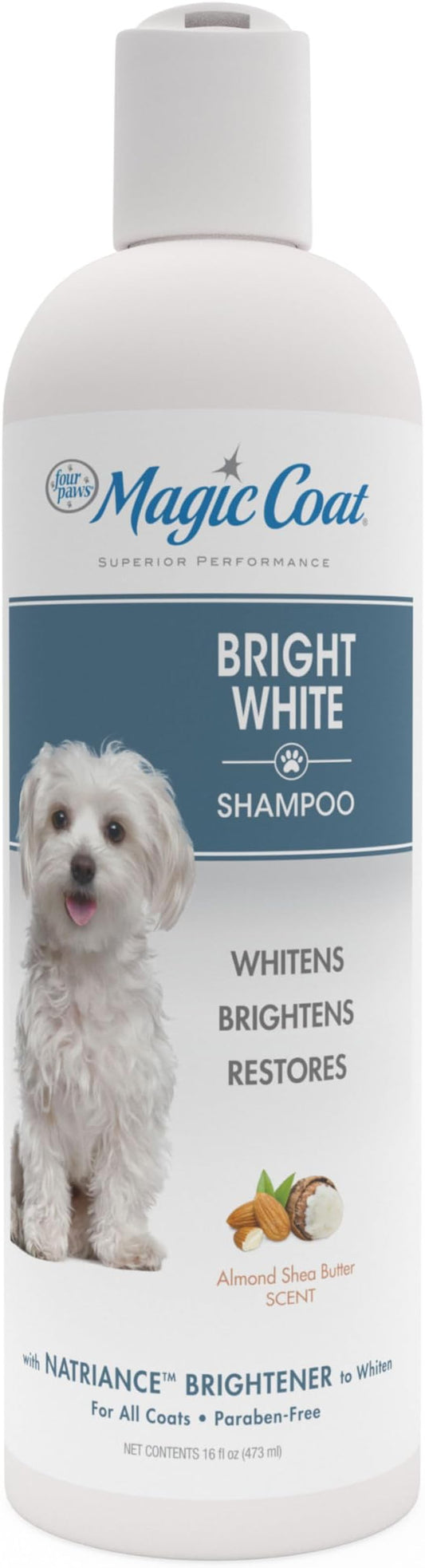 Whitening Dog Shampoo — Removes Tear Stains, Almond Shea Butter Scent, 16oz
