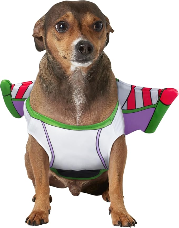 Toy Story: Buzz Lightyear Pet Accessory & Toy Set for For Dogs or Cats by Rubies, M/L