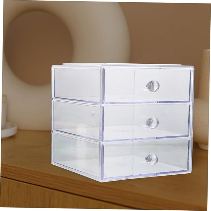 Multi-layer Acrylic Drawer Makeup Organizer Box Cosmetics Storage Holder for Desktop for Home Skin Care Products