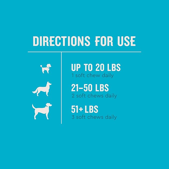 VetIQ 8-in-One Multifunctional Supplement for Dogs, Supports Hip & Joint, Urinary Tract, Immune System, Skin Health and Heart Health, Soft Chews, Made in The USA, (Pack of 120)