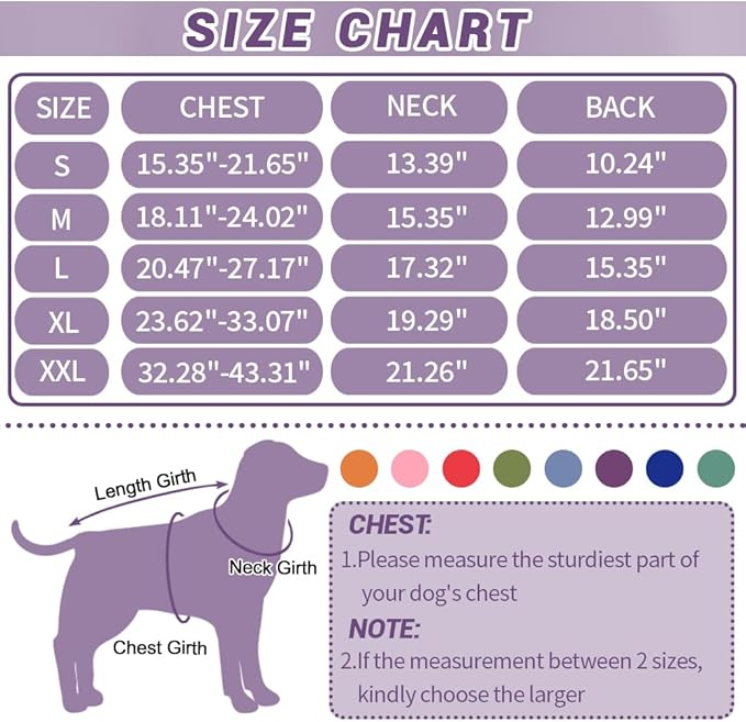 Dog Coat for Winter, Windproof Dog Apparel for Cold Weather, Furry Collar Warm Fleece Lining Water Resistant Pet Coats with Buckle, Reflective Pet Winter Clothes for Large Dogs, Purple XXL