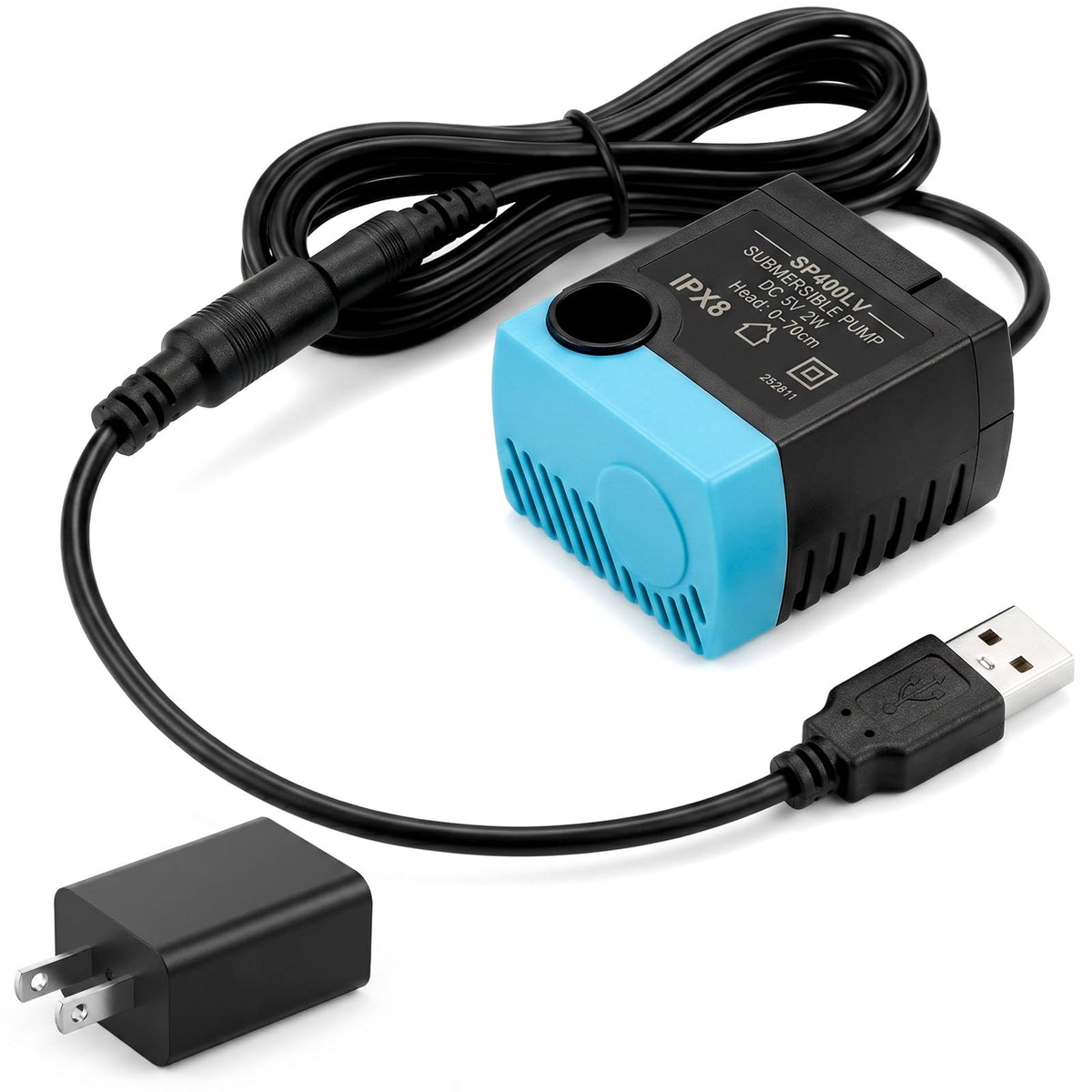 Cat Water Fountain Replacement Pump, SP-400LV Submersible Pump - Image 1