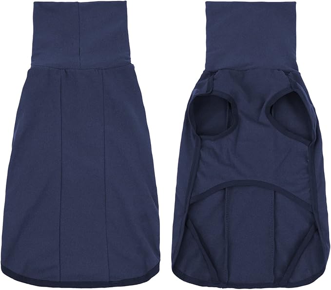 Dog Sweater Pullover Cold Weather Vest for Dogs Dog Sweatshirt & Jacket for Indoor and Outdoor Use (XX-Large, Navy Blue)
