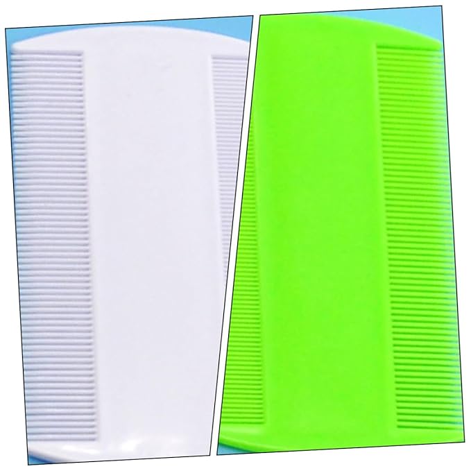 10pcs Double Side Fine Tooth Pet Combs for Dog and Cat Grooming, Massaging Hair Comb Set for Shedding Control and Fur Detangling in Mixed Colors, Suitable for Pet Care Random Color