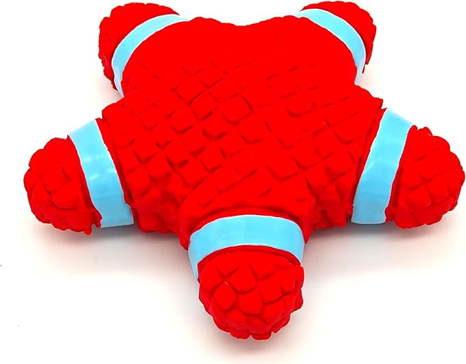Natural Latex Dog Chew Toys 4&5 Piece Sets for Puppies&Dogs - Anxiety Relief&Teeth Cleaning Chew Toys, Waterproof for Indoor Outdoor Multiple Fun Themes (Set 8：Forest & Sea Explorer (5-Piece))
