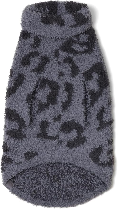 Barefoot Dreams® CozyChic® Barefoot in the Wild Pet Sweater, Graphite-Carbon, Large