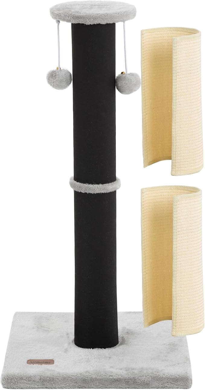 Kilodor Cat Scratching Post with 2 Replaceable Sisal Scratcher