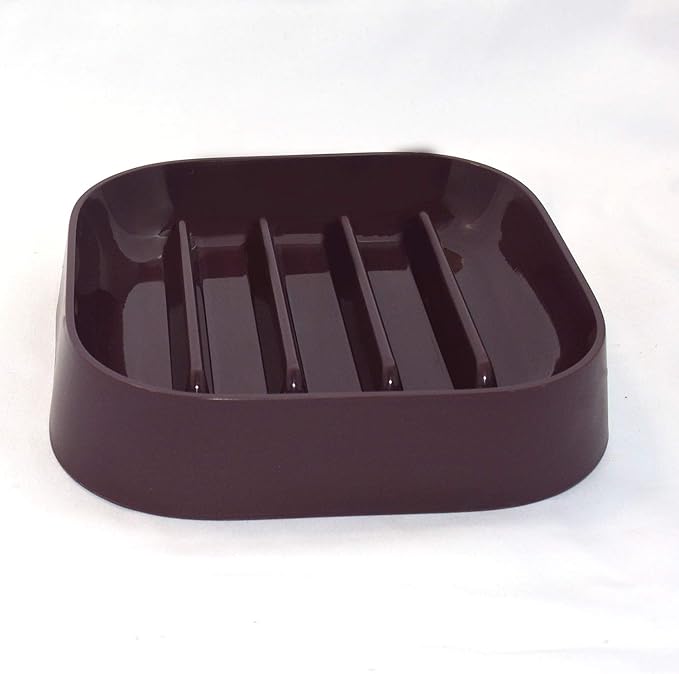 Healthy Slow Feeding Dog Bowl for French Bulldog -Slow Feeder Dog Bowl No Chocking Dog Cat Food Bowl with Striped Shape Pattern (Coffee)