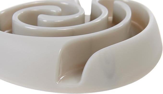 Kruuse Buster DogMaze Grey Bowl – Non-Toxic Interactive Slow Feeder for Better Digestion & Energy