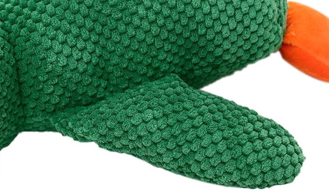 2025 Upgraded Mellow Dog Calming Duck Dog Toy, Quack-Quack Duck Toy,The Mellow pet Calming Pillow,3D Filling,Fun Toys and Chew Toy for Any Size Pet Puppy,Puppys Calming Pillow (Green)