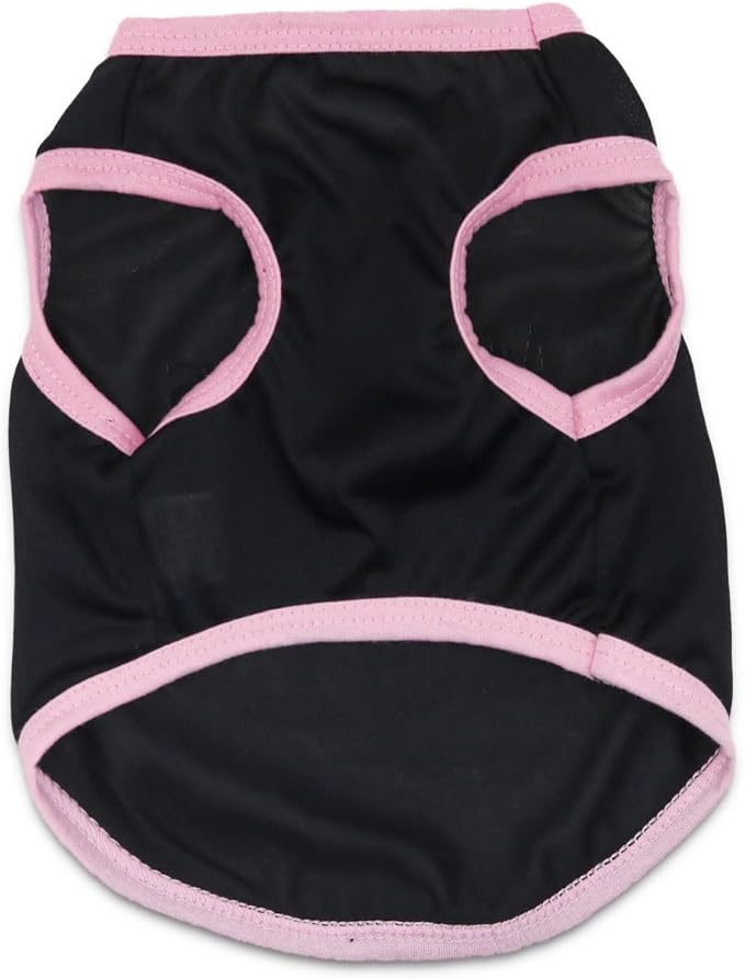 Small Dog T-Shirt for Girls, Breathable Lightweight Pet Summer Dogs Vest, Girl Puppy Clothes for Chihuahua Clothes
