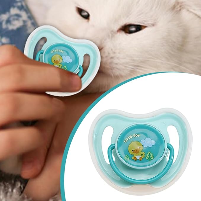 Dog Pacifier Chew – Silicone Bite Aid, Puppy Soother | Calming Training Toy Set, Lightweight Puppy Comfort Solution, Chew Toy for Medium Dog Relaxation