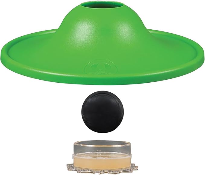 Stashios: Soothing Saucer - Dogs Slow-Licking Device, Rolling Ball Dispenses Liquid, Pet Calming Activity, Fill W/Liquid Treats-Broth-Soothing Sauce