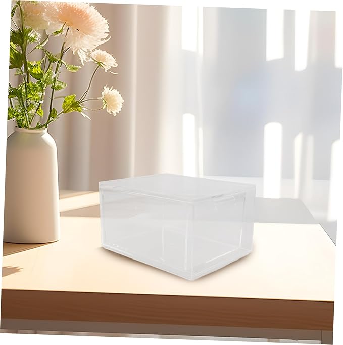 3pcs Clear Stackable Drawer Organizer Bins for Makeup and Daily Items Transparent Storage Easy for Use