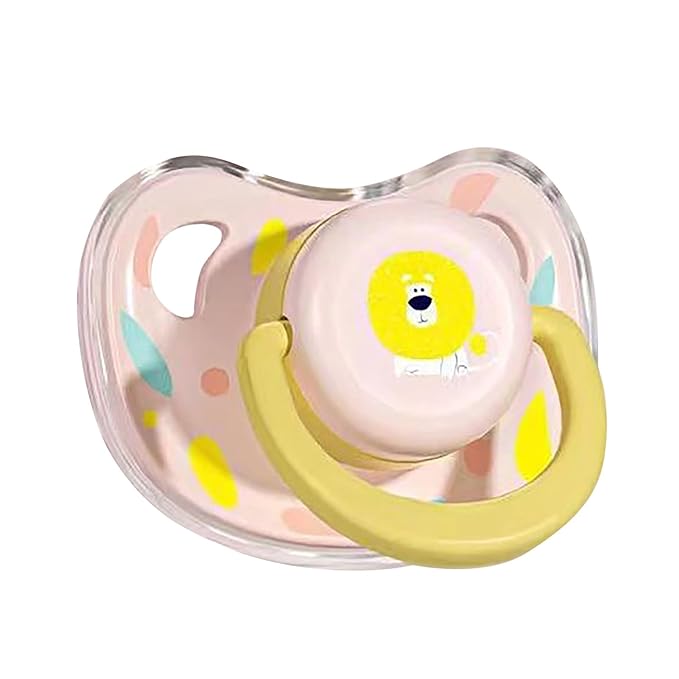 3Pcs New Calming Dog Pacifier Chew Toy, Dog Chewing Pacifier, Pet Silicone Chew Toy for Small Dog Cats (3 PCS, Pink)