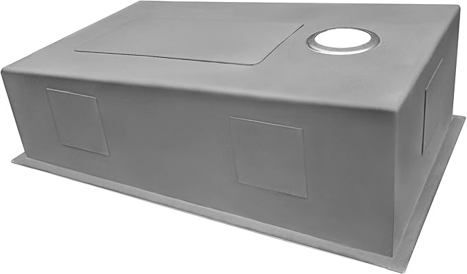 Ruvati 36-inch Slope Bottom Offset Drain Reversible Kitchen Sink Undermount 16 Gauge Stainless Steel - RVH7497